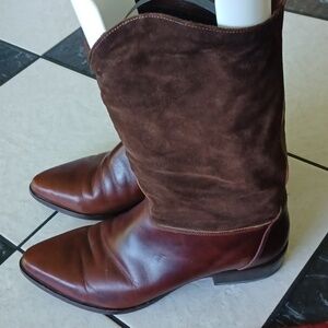 🤠 Zodiac Men's Leather Western Boots Size 10.5 🤠